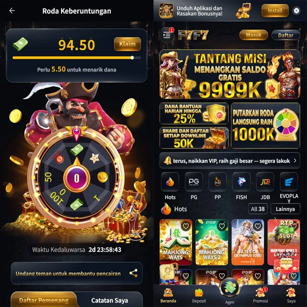 F7F7 Slot Anti Rungkad Indonesia